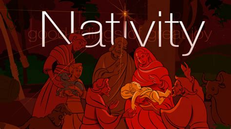 Church Powerpoint Template Christmas Nativity