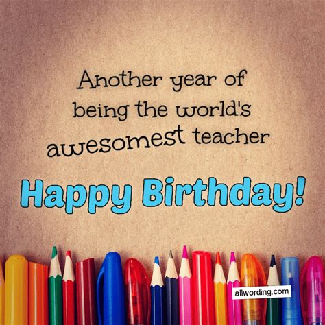 30 Ways To Say Happy Birthday To A Teacher Happy Birthday To Teacher