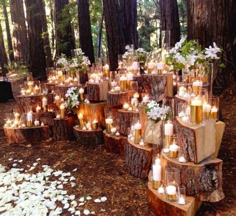 15 Nature Inspired Winter Wedding Ideas Wedding Ceremony Backdrop