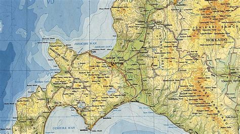 1up Travel Maps Of Japansapporo Region Topographic Map Original