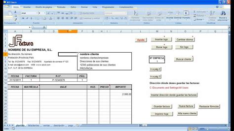 Modelos De Facturas Para Aut Nomos En Excel Para Descargar Gratis My