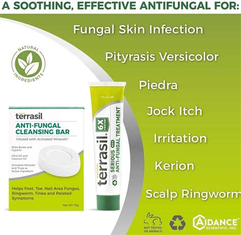 Terrasil Antifungal Treatment Kit X Faster Healing Natural Soothing Clotrimazole Ointment For