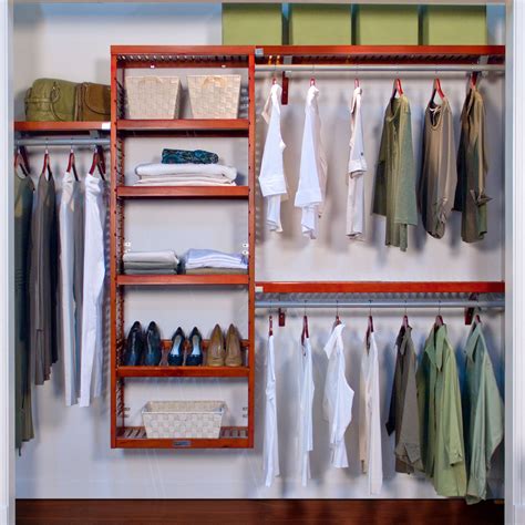 An installation department is standing by to assist in every… 12" W Deep Solid Wood Premier Closet System | Closet ...