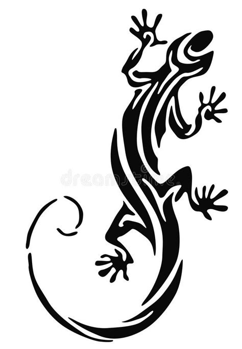 Похожее изображение Lizard tattoo Free tattoo designs Tribal tattoos