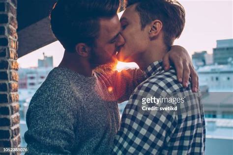 Gay Man Kissing Photos And Premium High Res Pictures Getty Images