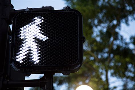 Pedestrian Crosswalk Traffic Intersection Signal Light Stock Photo