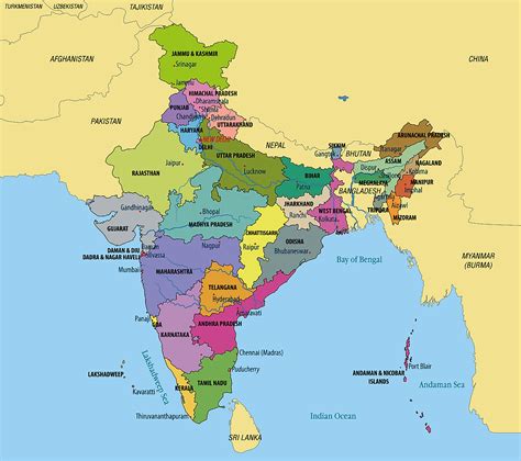 Location data reflecting the real world. India Maps & Facts - World Atlas