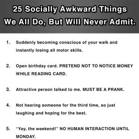 Socially Awkward Things We All Do But Will Never Admit ShockBlast