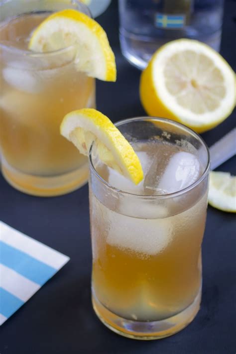 Sweet potato lemonade vodka drink. Sweet Tea Vodka Lemonade | The Wannabe Chef