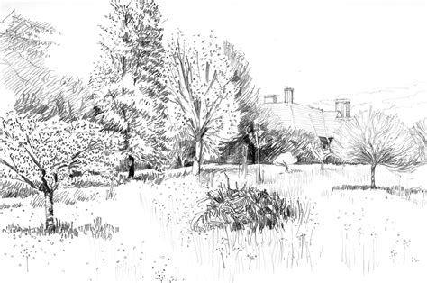 Meadow Sketch At Explore Collection Of Meadow Sketch