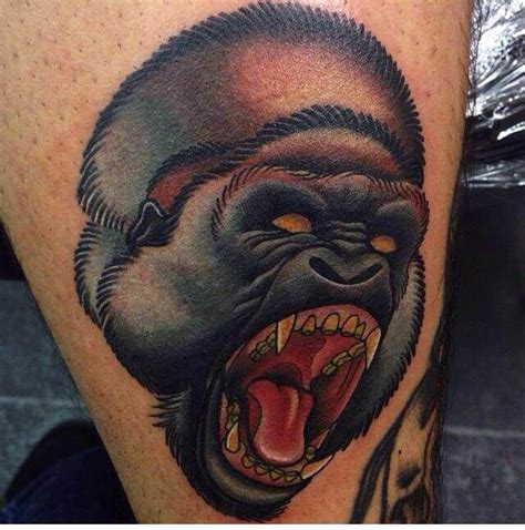 27 Best Tattoos Gorilla Images On Pinterest Wild