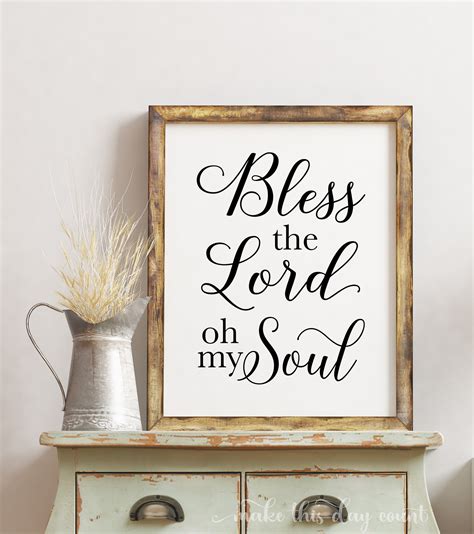 Bless The Lord Oh My Soul Background