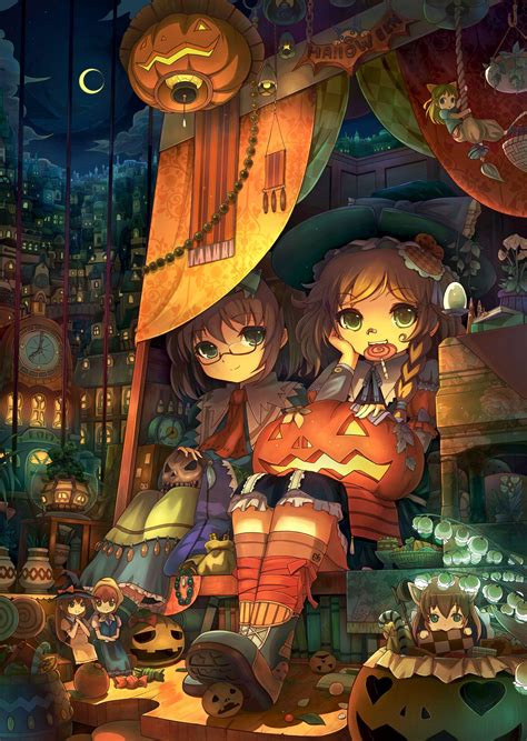 46 Gambar Hd Anime Halloween Wallpapers On Wallpapersafari
