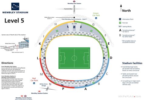 Sit back, relax and experience the best moments wembley stadium has to offer. Wembley Stadium seating plan - Detailed seat numbers ...