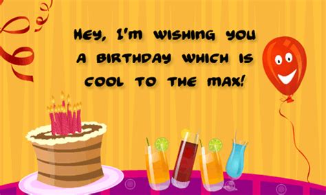 Cool Birthday Wish Free Birthday Ecards Greeting Cards 123 Greetings
