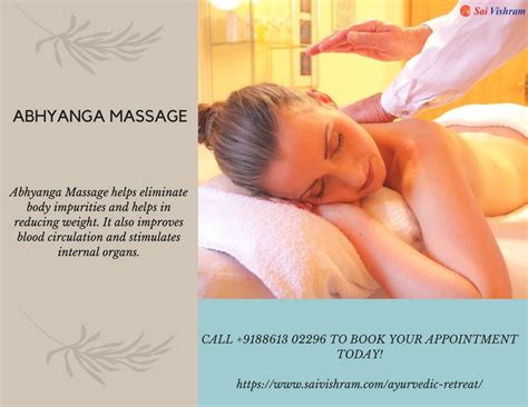 Abhyanga Massage Helps Eliminate Body Impurities And Helps In Reducing Weight Call 9188613