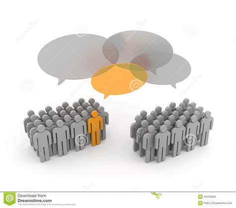 Important Opinions. Exchange Of Opinions Stock Illustration - Illustration of major, group: 44473664