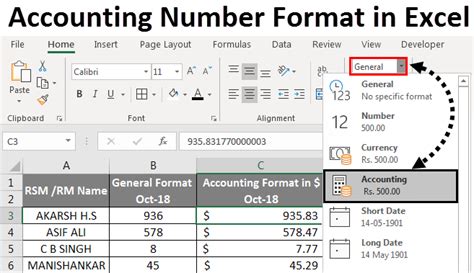 Accounting Number Format In Excel How To Apply Accounting Format