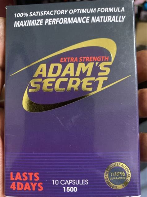 x4 adam s secret male enhancer pill fast acting natural men enhancement pills for sale online ebay