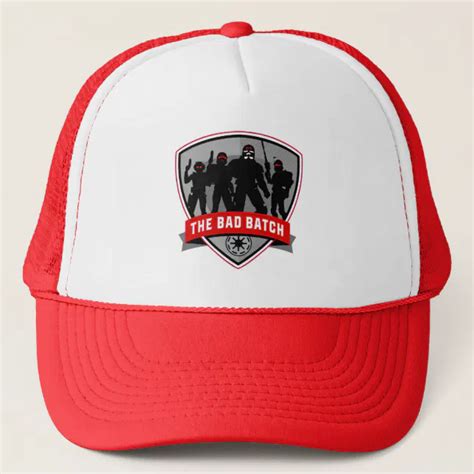 The Clone Wars Bad Batch Emblem Trucker Hat Zazzle