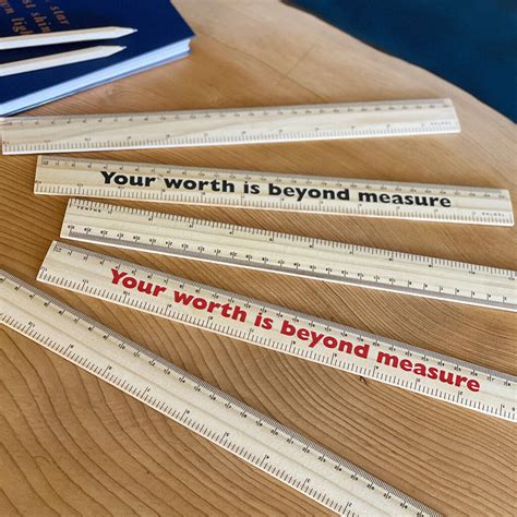 Personalised Worthy Wooden Ruler By Betsy Benn