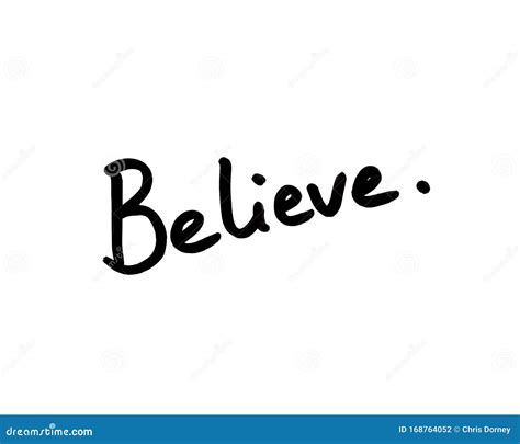 Believe Stock Illustration Illustration Of Goal Confidence 168764052