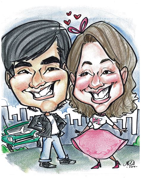 Ts Custom Caricatures Hand Drawn Caricatures From Photos