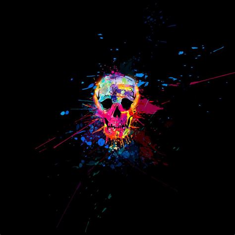 Skull Colorful Ipad Wallpapers Free Download