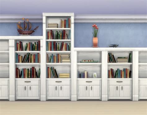 Mod The Sims Muse Shelf Add Ons By Plasticbox Sims 4 Downloads