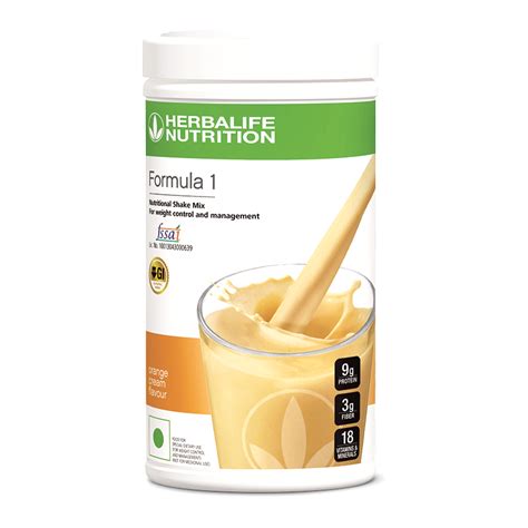 Herbalife Formula 1 Nutritional Shake Mix Orange Cream Herbalife India