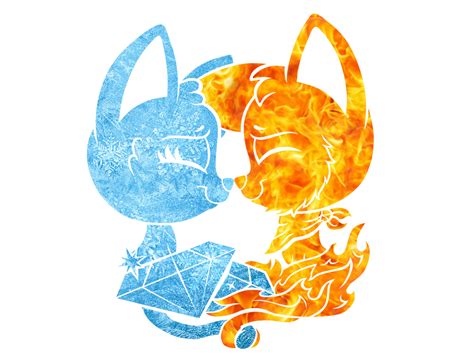 Fire And Ice By Wesleypurrchill On Deviantart