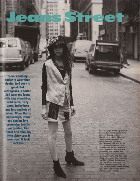 Sassy August Jeans Street Fashion Spread Page Funky Hats