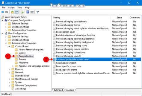 In this tutorial we'll show you 6 simple ways to reset forgotten windows 10. Enable or Disable Screen Saver Password Protection in ...