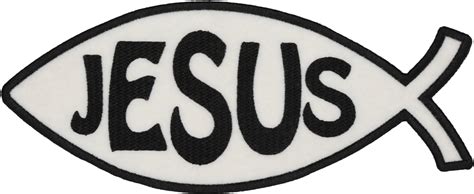 Download Pm441 Christian Jesus Fish Patch Patch Emblem Png Image With