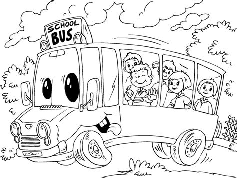 Our free coloring pages for adults and kids, range from star wars to mickey mouse Free Printable School Bus Coloring Pages For Kids