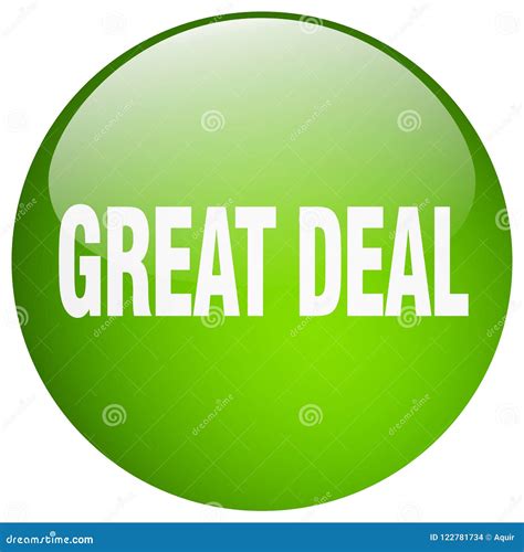 Great Deal Button Stock Vector Illustration Of Modern 122781734