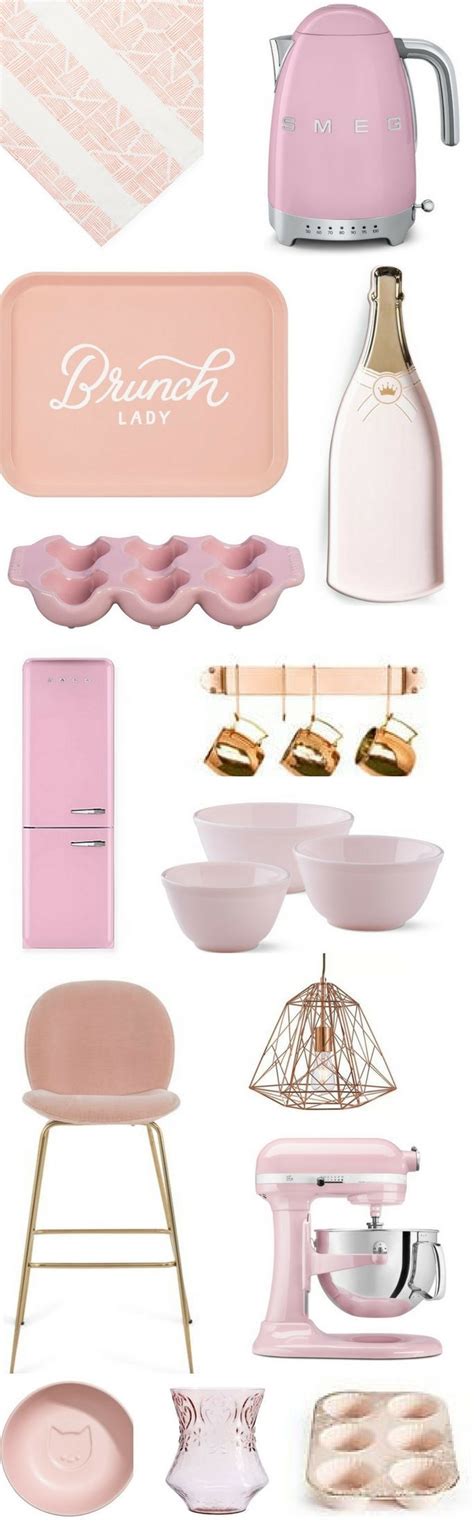 Cute Pink Kitchen Accessories And Decor Chandeliers And Champagne