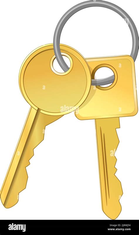 Two Keys Stock Vector Images Alamy