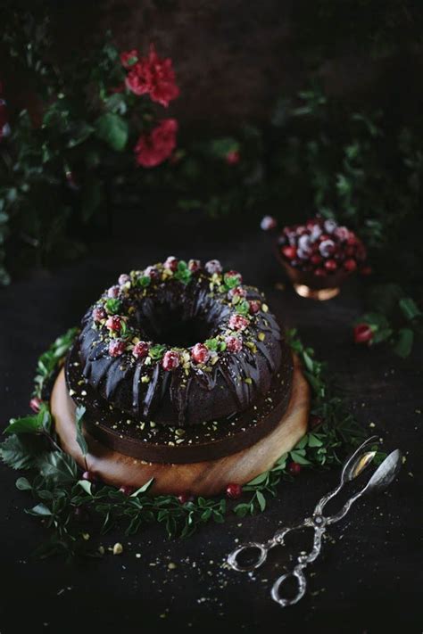 Party guests will ooh and ahh when you cut into the first slice, revealing festive red, green and white layers! The Ultimate Chocolate Bundt Cake I http://foolproofliving.com | Christmas bundt cake, Chocolate ...