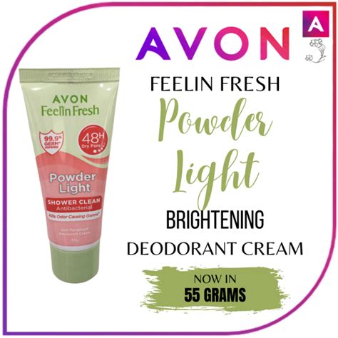 Avon Feelin Fresh Powder Light Anti Perspirant Deodorant Cream Quelch