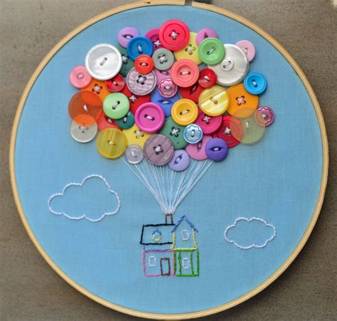 Luckily there are tons of free online embroidery tutorials that can. Disney-Pixar Up Embroidery Hoop Art by MiraLeeMade on Etsy ...