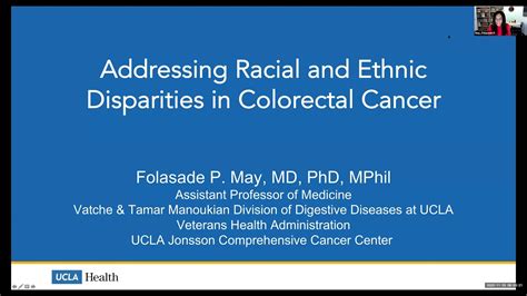 Addressing Racial And Ethnic Disparities In Colorectal Cancer Youtube