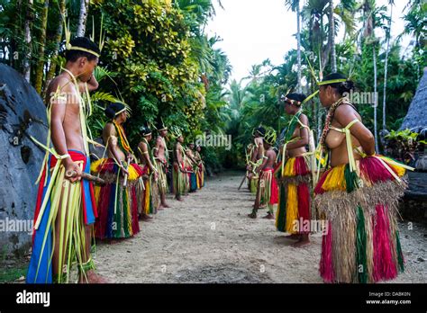 Stick Dance From The Tribal People Of The Island Of Yap Federated