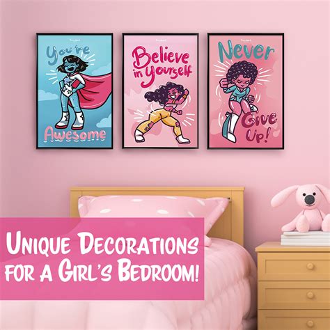 Girls Room Decor Black Girl Wall Art Posters For Teen Girls Etsy