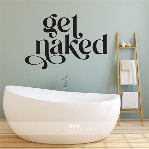 Get Naked Decal Etsy