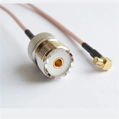 ALLISHOP 15CM RG316 RF Coaxial Cable UHF SO239 PL259 Female To MCX Male