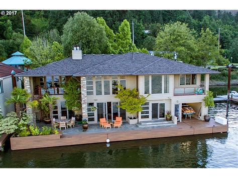 Floating Homes For Sale In Portland Oregon Floating Home Of The Month