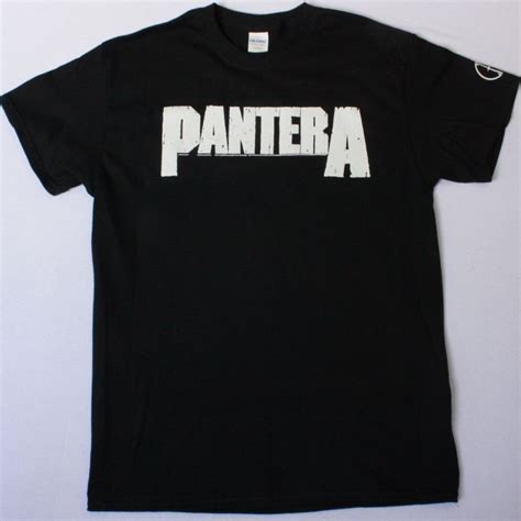 Pantera Logo Cfh New Black T Shirt
