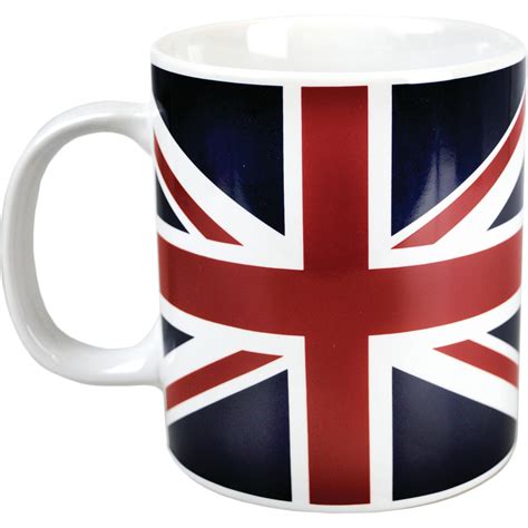 New Giant Union Jack Mug Tea Coffee Cup Novelty British Uk Flag Royal
