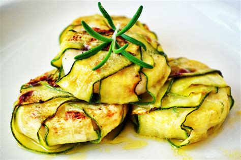 Zucchini And Cheese Roulades